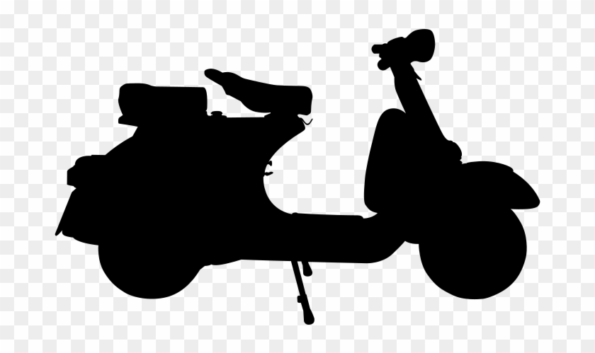 Medium Image - Vespa Vector Clipart #891875