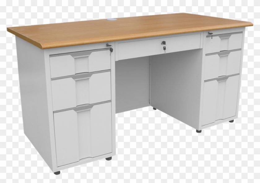 Durable Modern Metal Computer Desk Low Price Office - Desk Clipart #892730