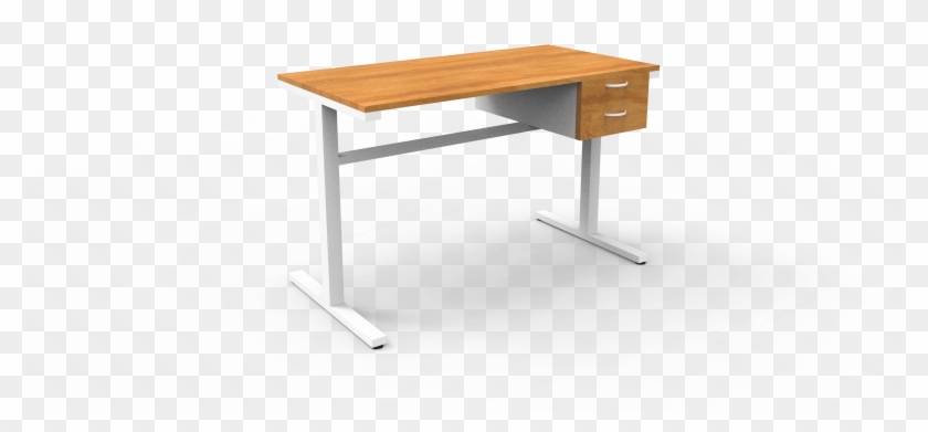 Mosey Single Desk With Drawers - End Table Clipart #892960
