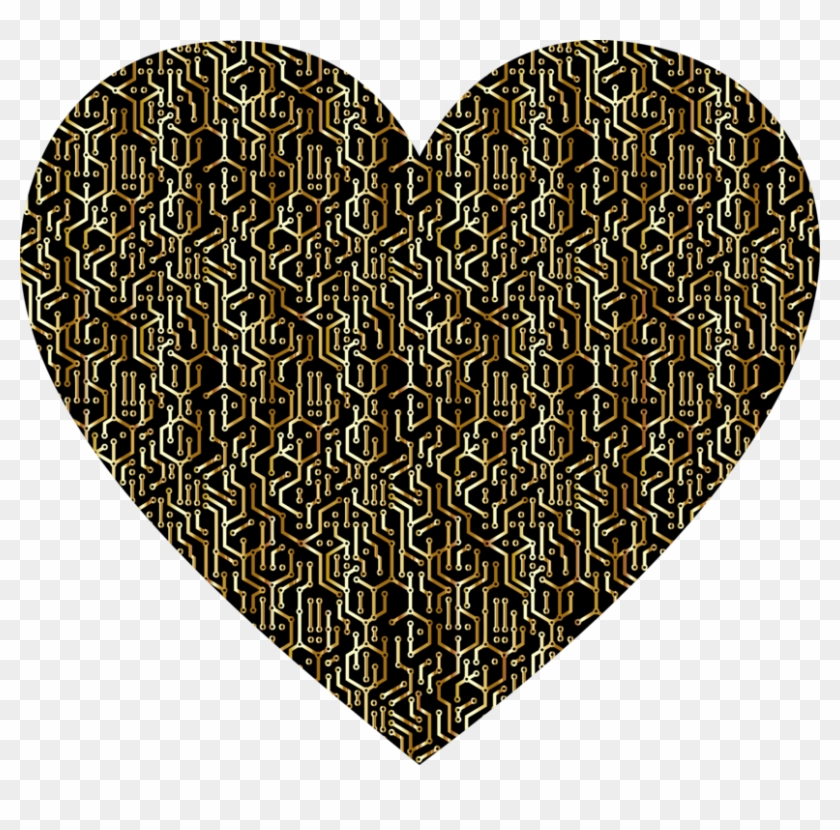 Computer Icons Electronics Electronic Circuit Heart - Electronic Heart Icon Clipart
