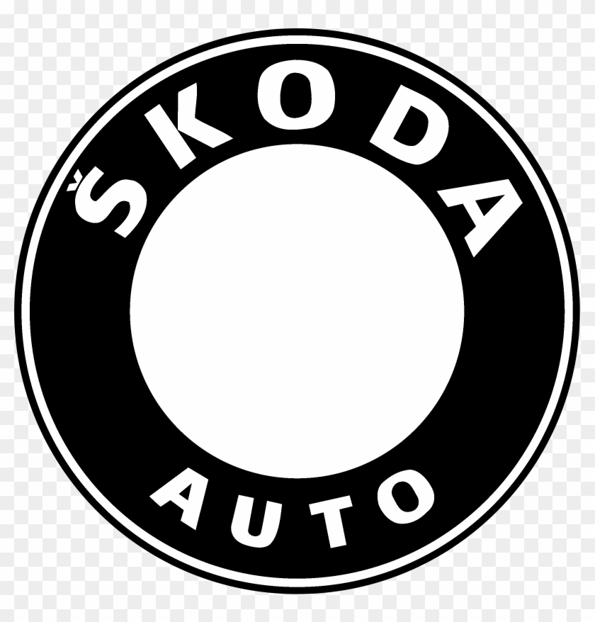 Skoda Logo Black And White - Škoda Auto Clipart #893166