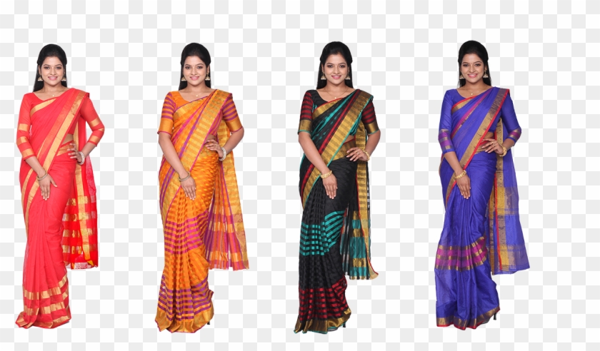 Mahilam 4 Silk Cotton Saree Collections Clipart