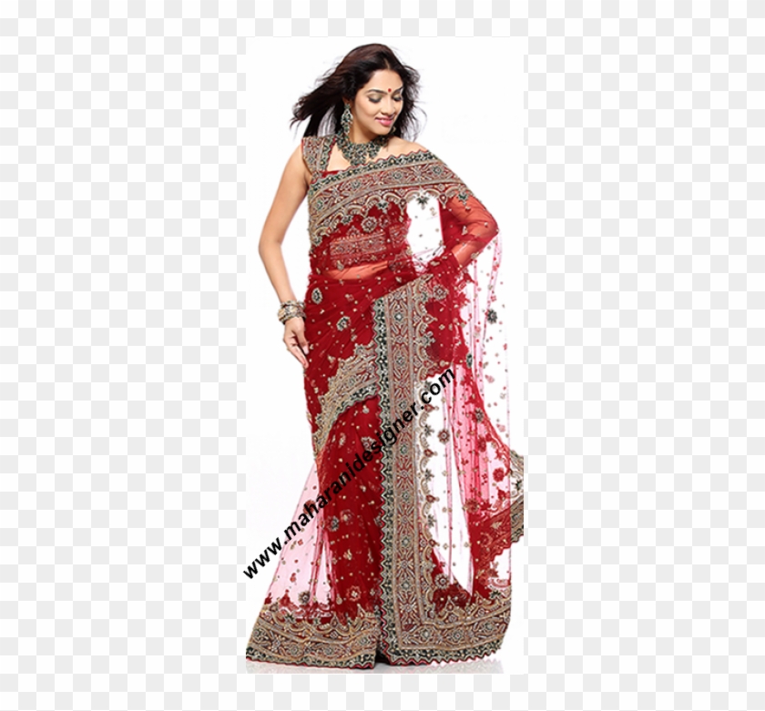 Buy Designer Sarees India - Wedding Heavy Sarees Clipart #893444