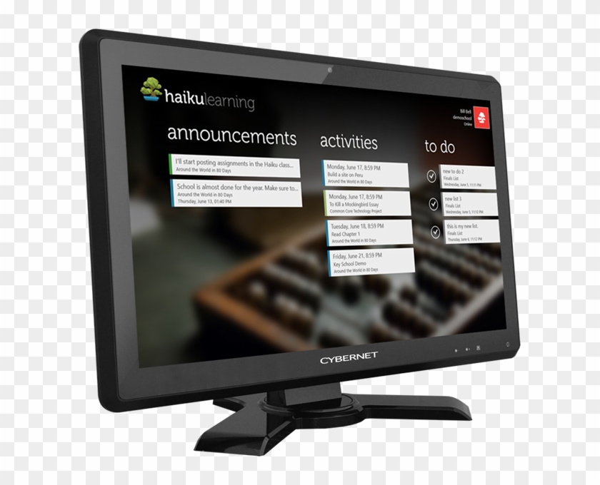 Powerful Education Computer - Led-backlit Lcd Display Clipart #893500