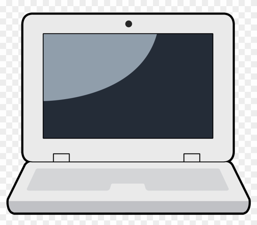 Macbook Clipart Back Laptop - Cartoon Laptop Clipart - Png Download