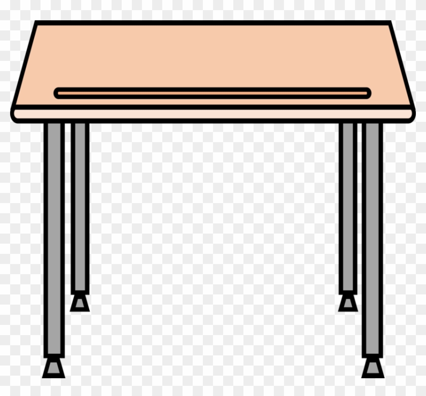 Table Computer Desk School Office - Desk Clipart - Png Download