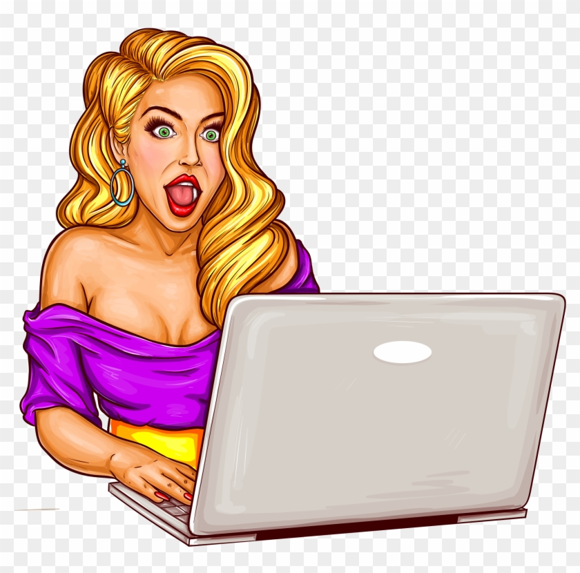 Download - Wow Girl Cartoon Clipart