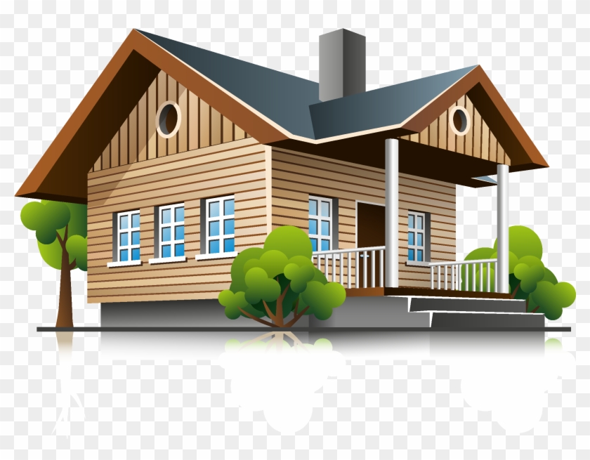 3d Building Vector Png - House Clip Art 3d Transparent Png