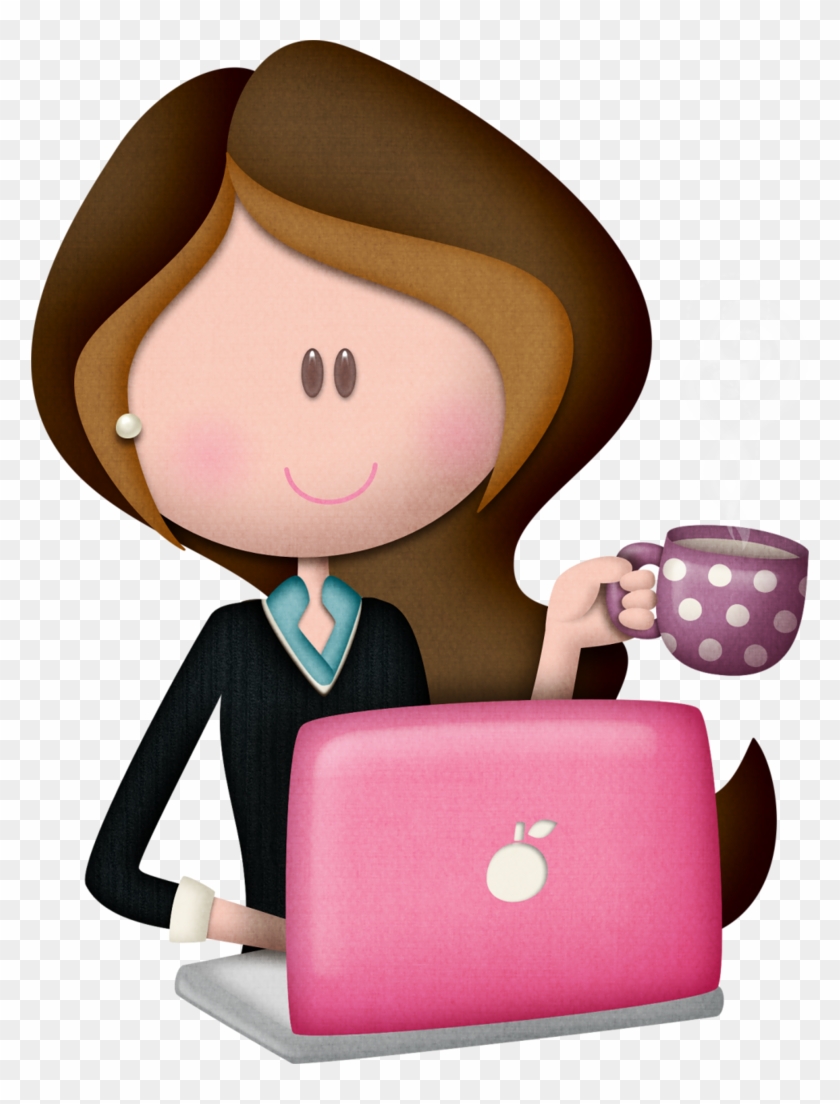 Фото, Автор Ladylony На Яндекс - Mom Brown Hair Clipart - Png Download #893862