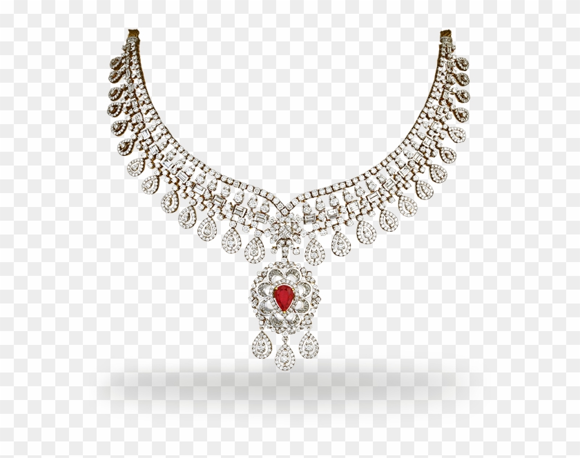 Diamond Jewellery Necklace Png , Png Download - Jewellery Clipart