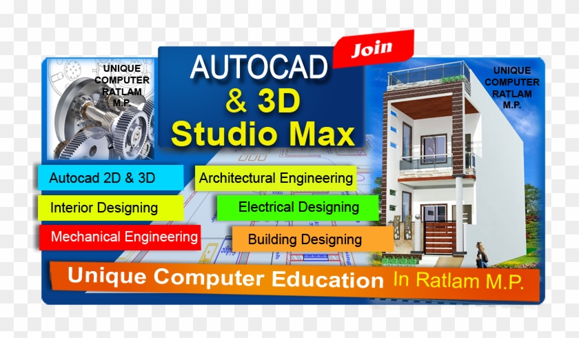 Unique Computer Education Offering Highly Proficient - Autocad Classes Advertising Clipart