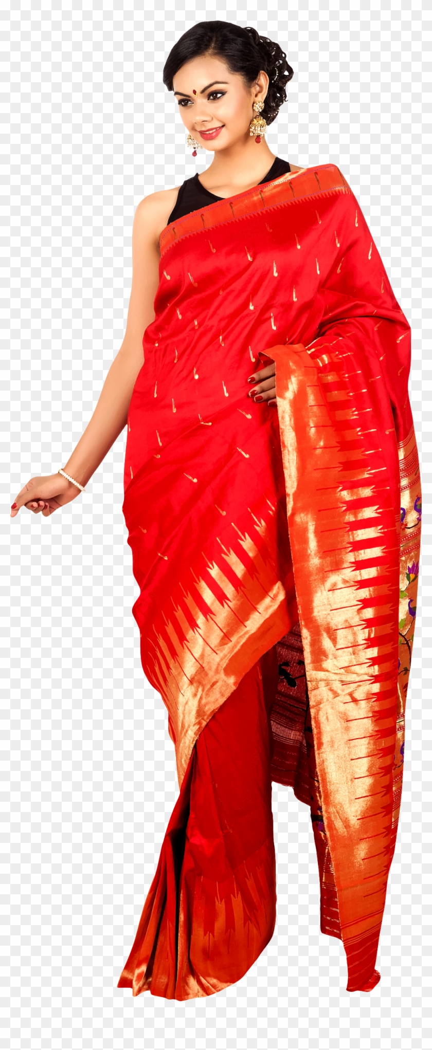 This Free Icons Png Design Of Woman In Saree 6 Clipart #894053