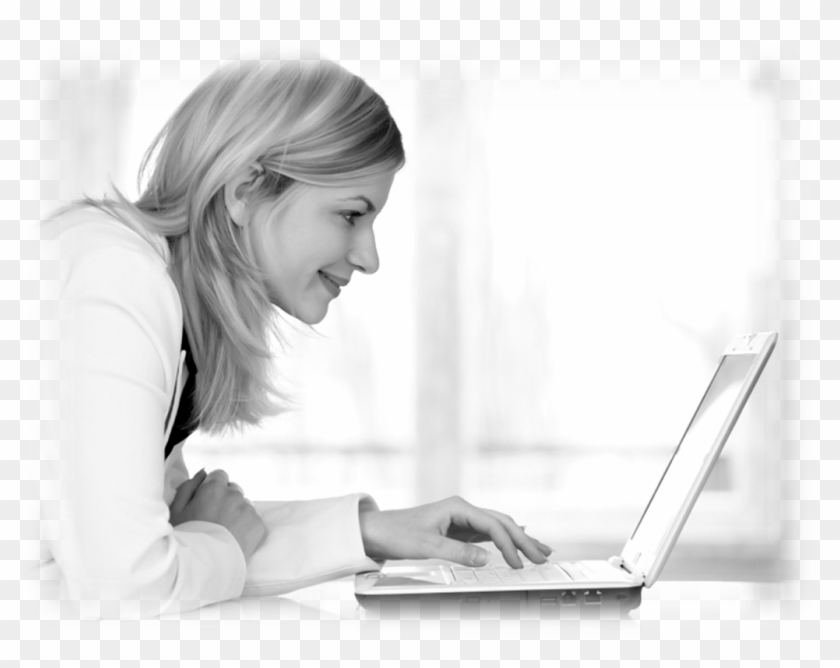 Increase Referral Business And Convert More Leads - Person Researching On Computer Clipart