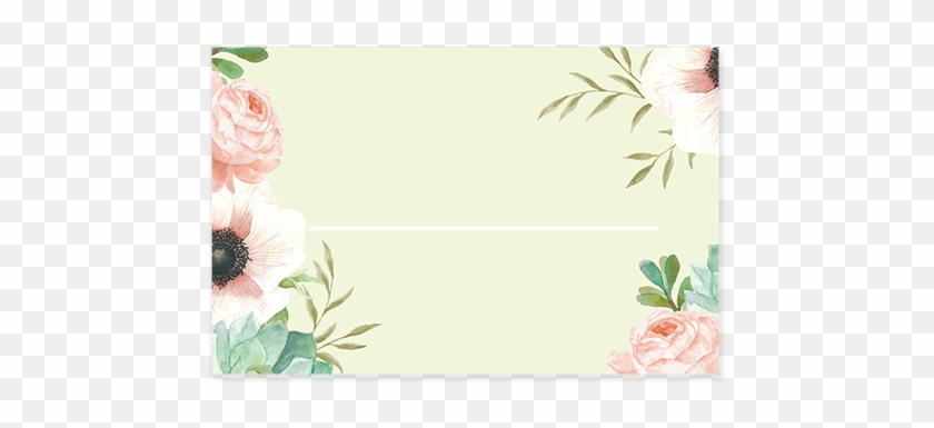 Invitation Mariage Personnalise Fleurs Pink Mint Bouquet - Garden Roses Clipart #895597