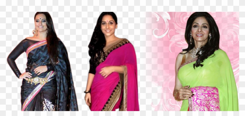 Bollywood Designer Sarees - Silk Clipart #895709