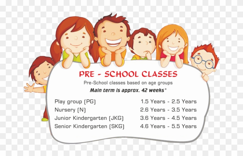 Pre Schools Classes - Child Clipart
