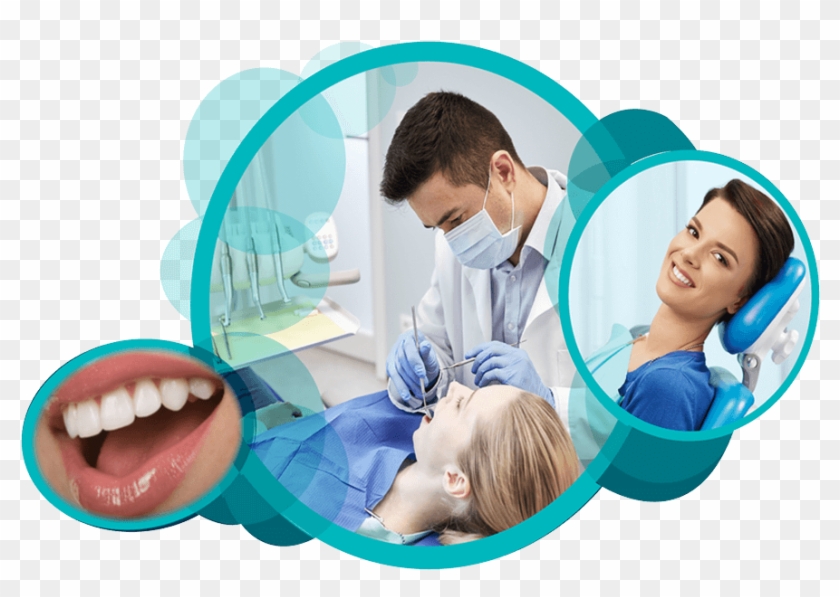 Dentist Treating A Patient - Dentist Png Clipart