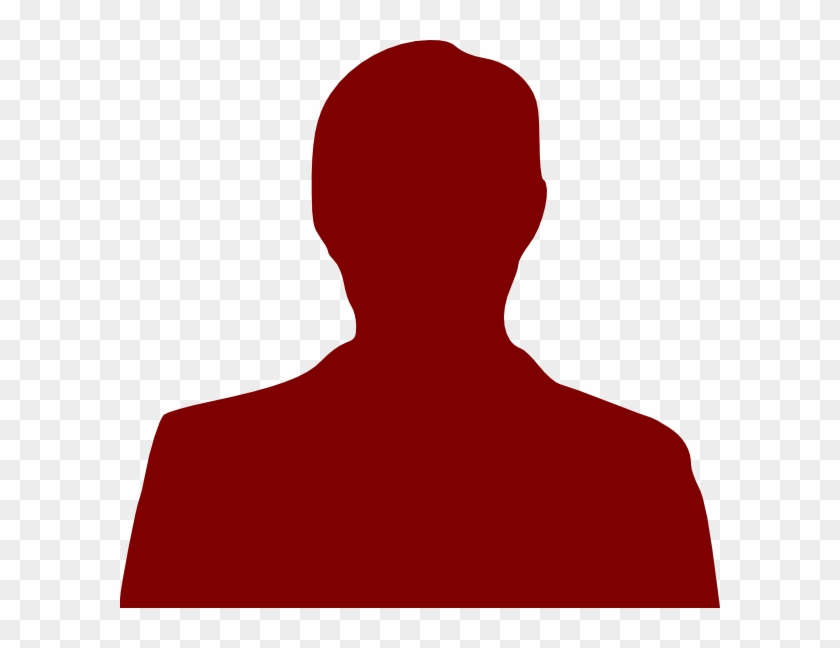 Person Outline Dark Red Clip Art At Clipart Library - Person Outline - Png Download