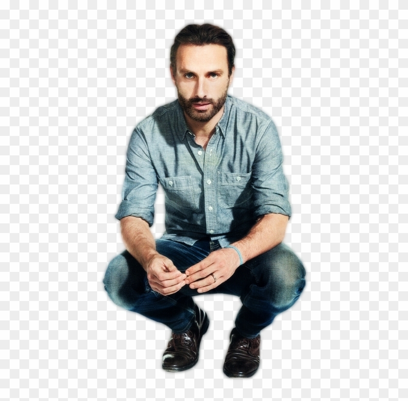 Andrew Lincoln Png - Rick The Walking Dead Sexy Clipart #896499