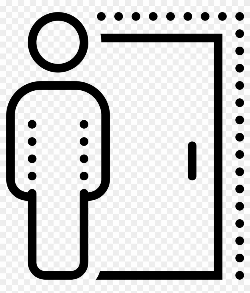 Retirement Icon - Line Art Clipart