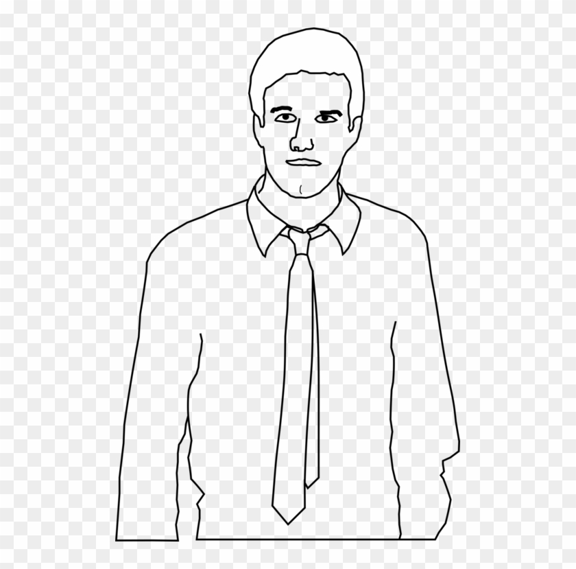 Watercolor Painting Human Free Commercial Clipart - Outline Images Of Man - Png Download #896652