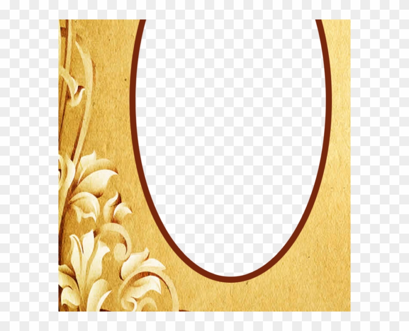 Simple Flourish Frame - Circle Clipart