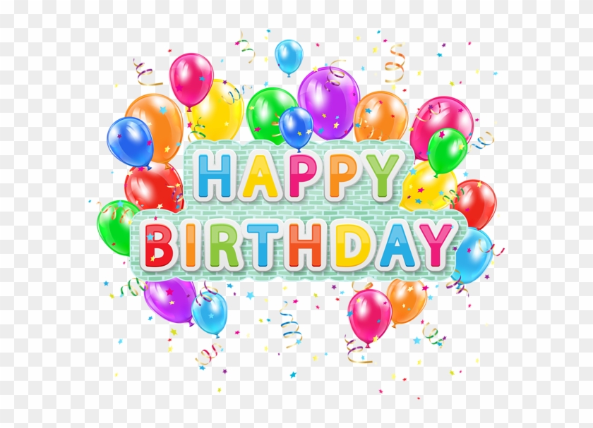 Colorful Happy Birthday Png Image Background - Background Happy Birthday Png Clipart