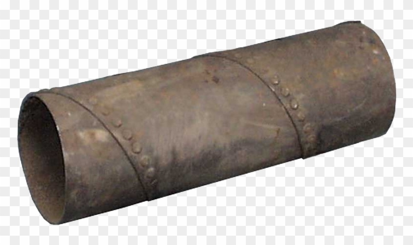 Rolled Steel Pipe Circa - Riveted Pipe Clipart #896698
