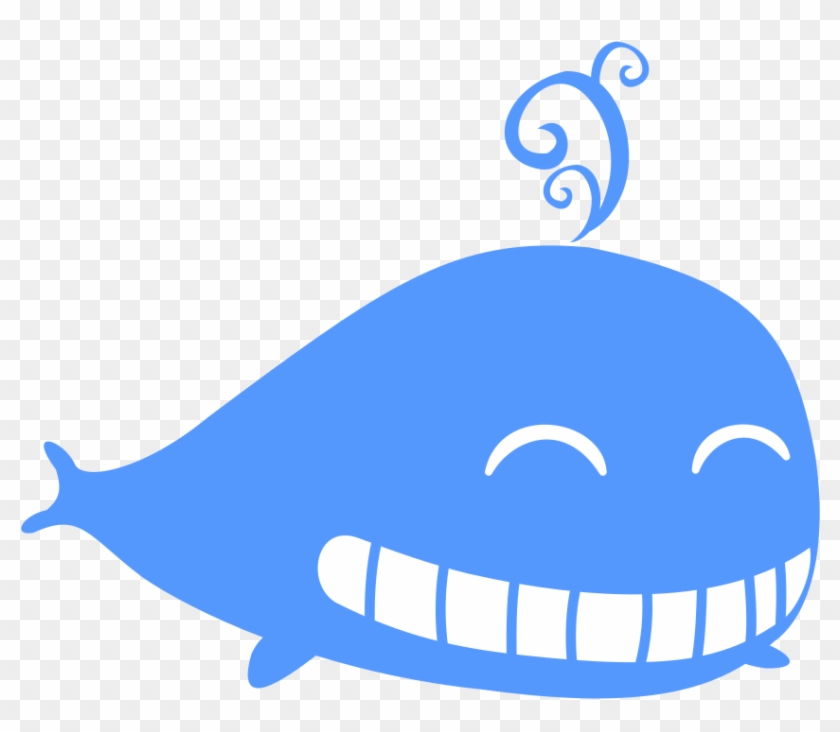 Simple Flourish Clipart - Cartoon Whale Png Transparent Png #897184
