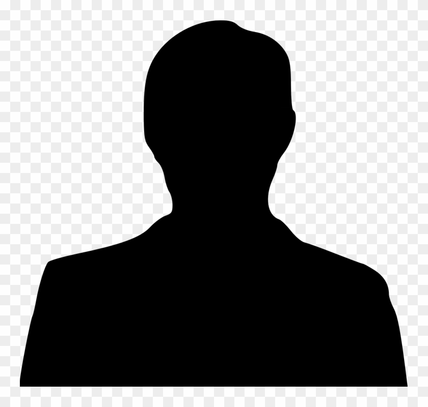 Face-outline - Silhouette Man Clipart