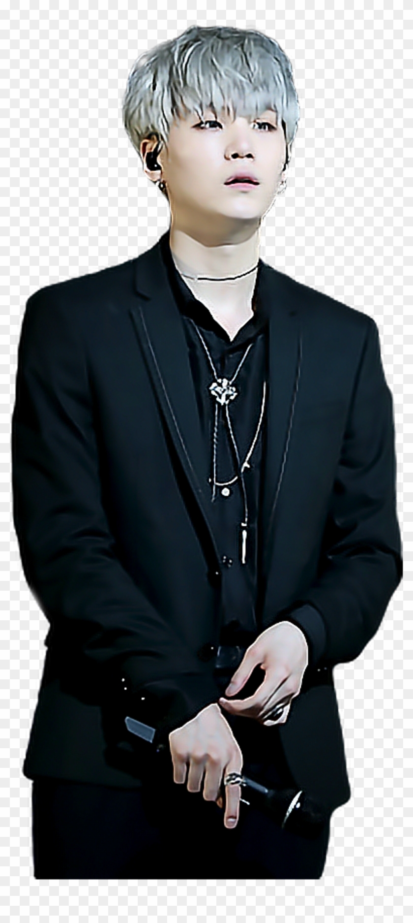 Report Abuse - Min Yoongi Silver Hair Clipart