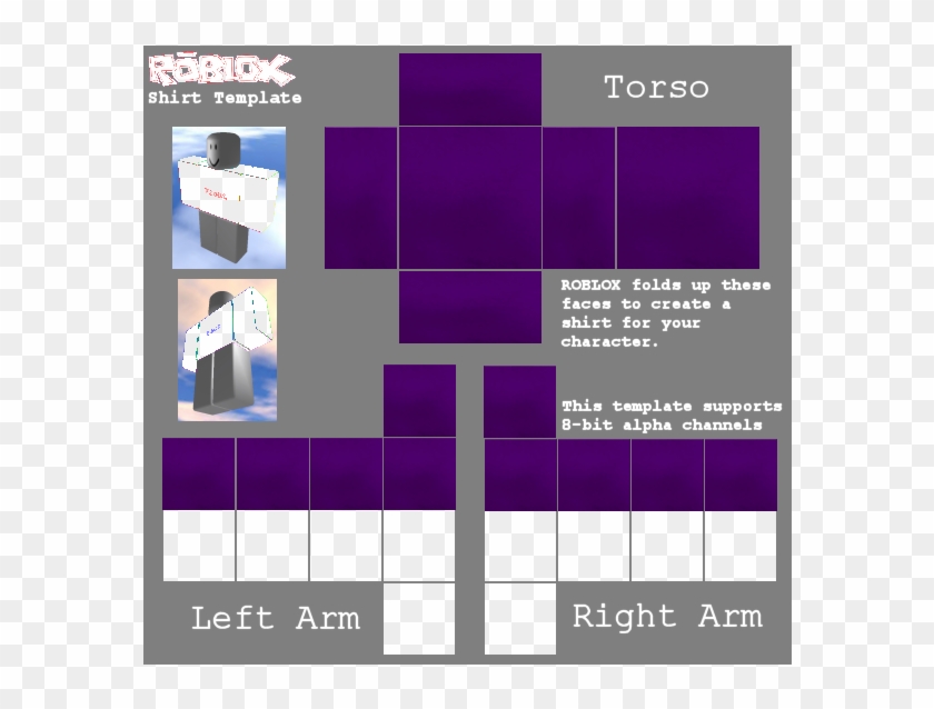 roblox shaded shirt template transparent