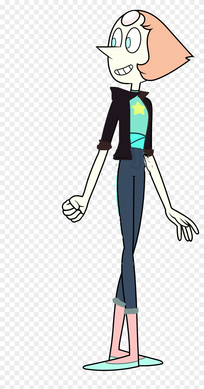 Pearl With Jacket And Jeans - Pearl Jacket Steven Universe Clipart #898183