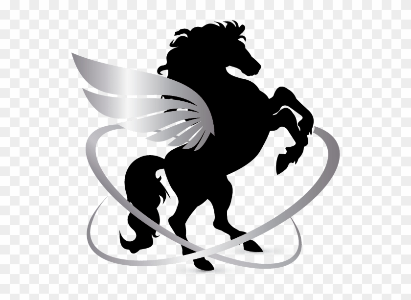 Horse Logo Png - Horse With Wings Logos Clipart #898269