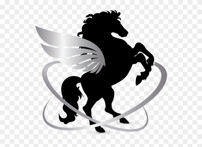Horse Logo Png - Horse With Wings Logos Clipart