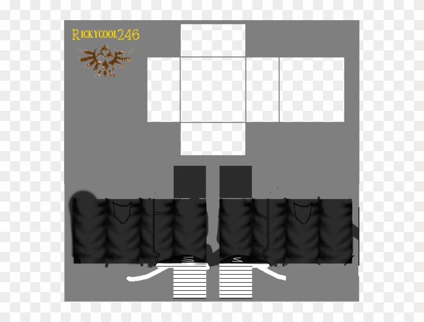 Roblox Template Black Pants