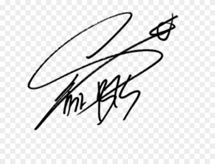 Transparent Minyoongi Bts Suga Yoongi - Bts Suga Signature Clipart
