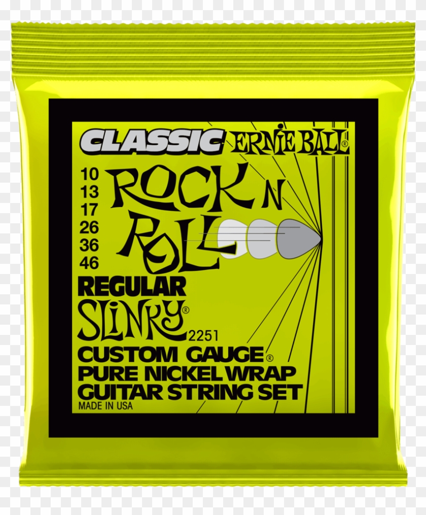 Slinky Classic Rock N Roll Pure Nickel Wrap Electric - Poster Clipart #898820