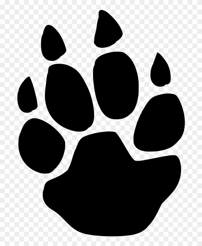 Download Png - Wolf Paw Print Clipart
