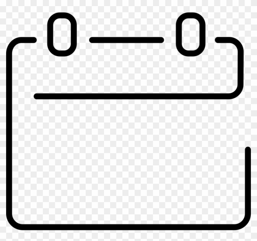 Calendar Icon Empty Png Clipart Computer Icons - Calendar Icon Line Png Transparent Png