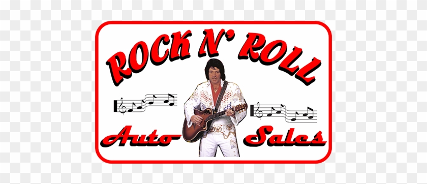 Rock 'n Roll Auto Sales - Poster Clipart
