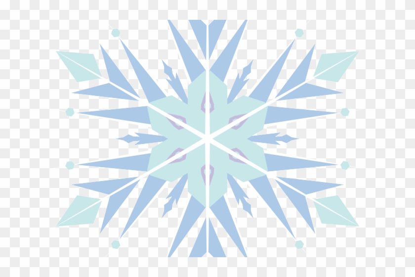 Drawn Snowflake Frozen Disney - Elsa's Snowflake Clipart