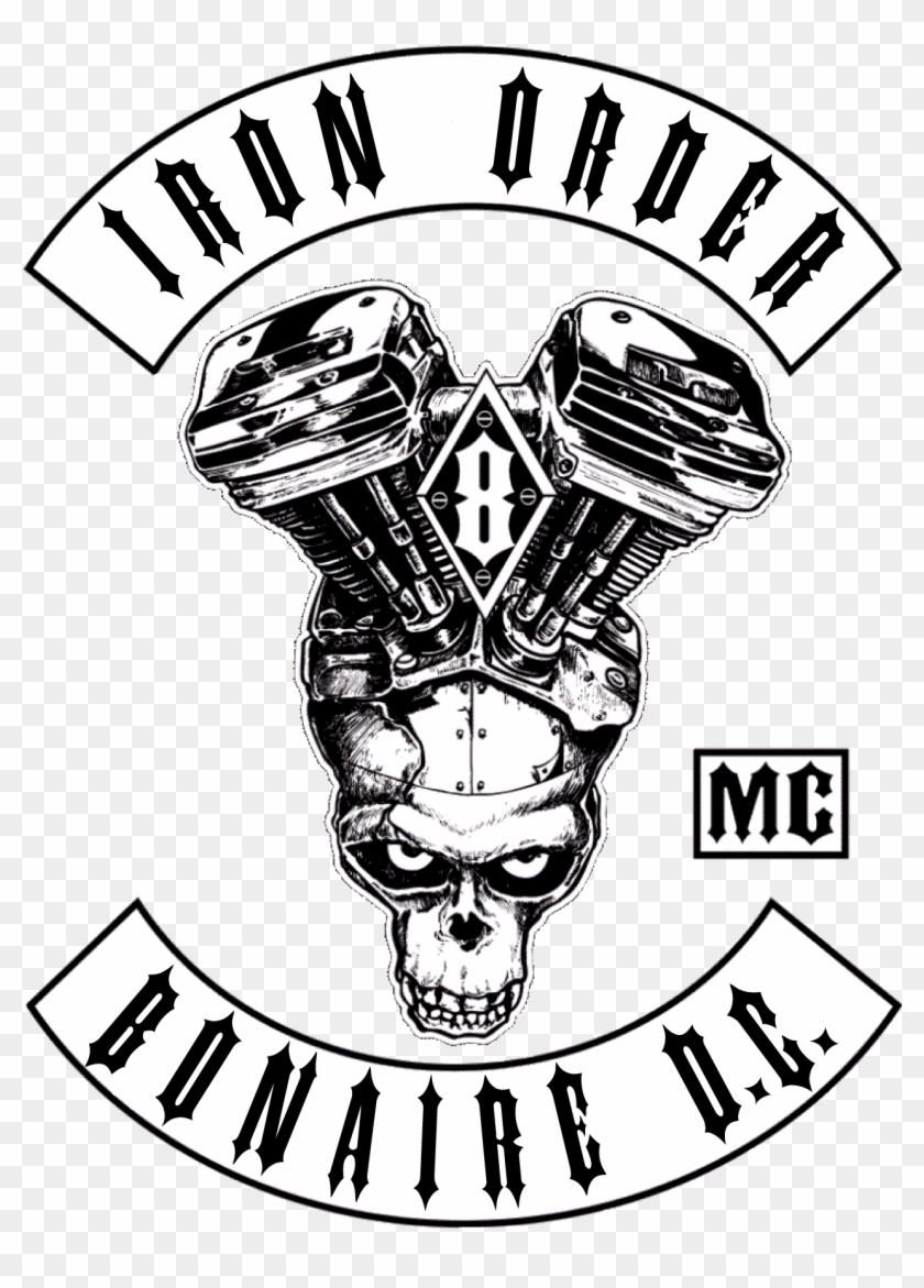 Svg Biker Vector Motorcycle Club - Iron Order Mc Clipart