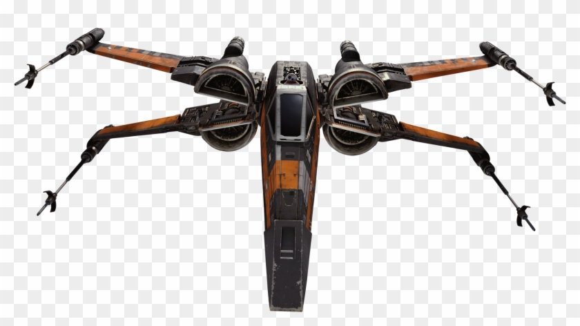 Black Squadron T 70 X Wing Star Wars The Force Awakens - T 70 X Wing Png Clipart #90078