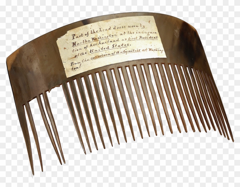 Martha Washington's Hair Comb Clipart #90103