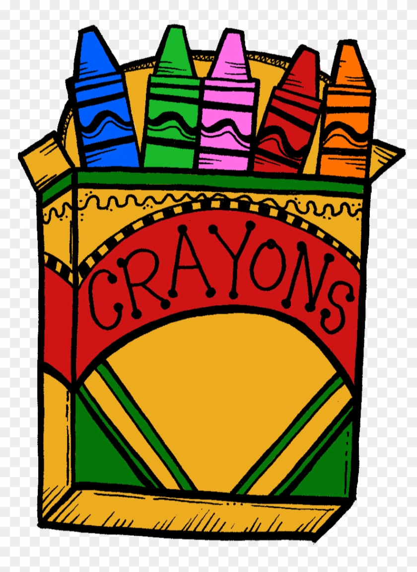 Crayon Box Clip Art - Box Of Crayons Clipart - Png Download