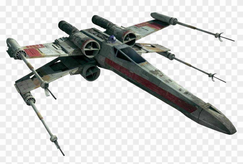 Who Wouldn't Want To Fly In An X-wing Like Luke Skywalker - Star War Spaceship Png Clipart