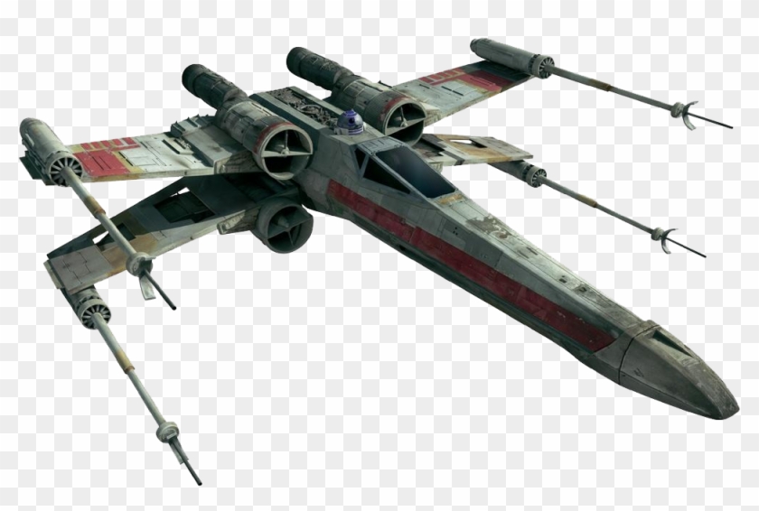 Who Wouldn't Want To Fly In An X-wing Like Luke Skywalker - Star War Spaceship Png Clipart #90410