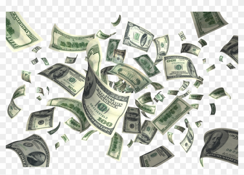 Falling Cash Money Png Download Image Vector, Clipart, - Flying Money Png Transparent Png #90476
