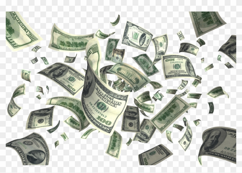 Falling Cash Money Png Download Image Vector, Clipart, - Flying Money Png Transparent Png